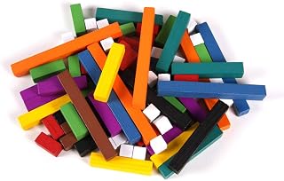 hand2mind Plastic Cuisenaire Rods Individual Set, Math Manipulatives, Montessori Math Rods, Math Counters, Math Blocks, Counting Blocks, Montessori Math, Fraction Bars, Number Rods (Set of 74)