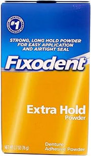 Fixodent Denture Adhesive Powder Extra Hold 2.70 oz (Pack of 6)