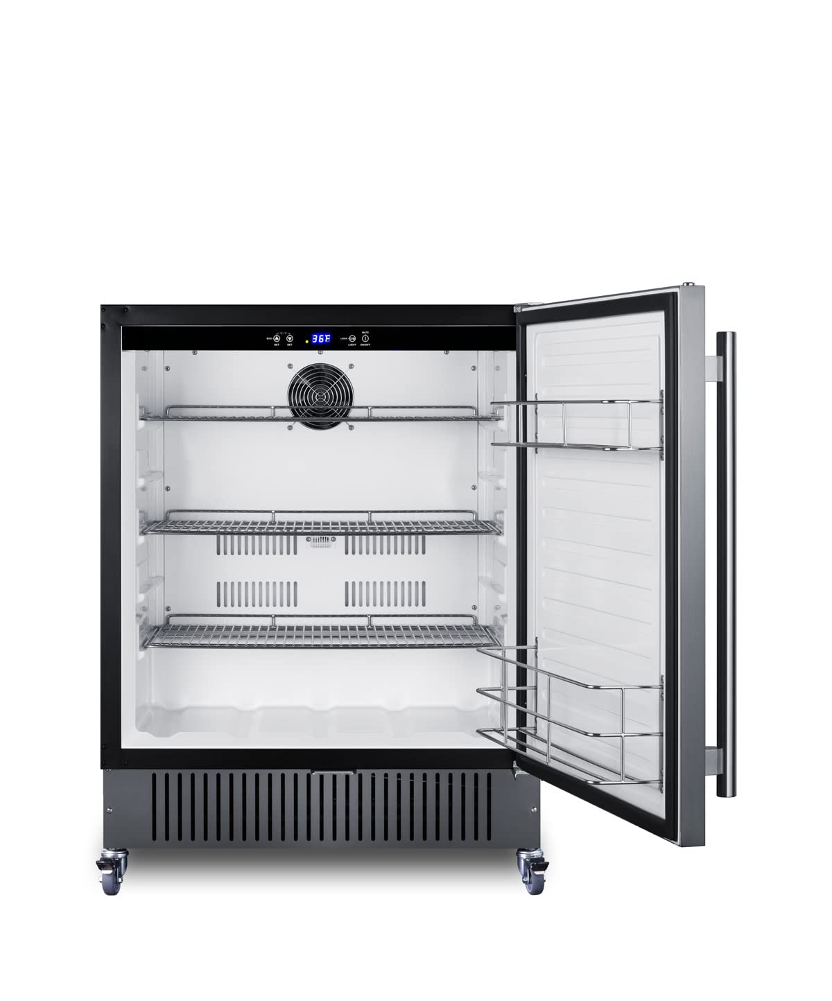 Summit Appliance Stainless steel/Black / 26.75x23.25x36.88 / 4.98 cubic_feet Categories