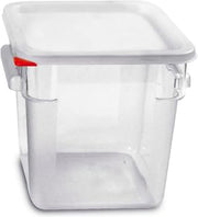 Araven 91854 Square Container, Lid and Box, BPA Free, 8.4 Quart, 9.125" Height, Clear