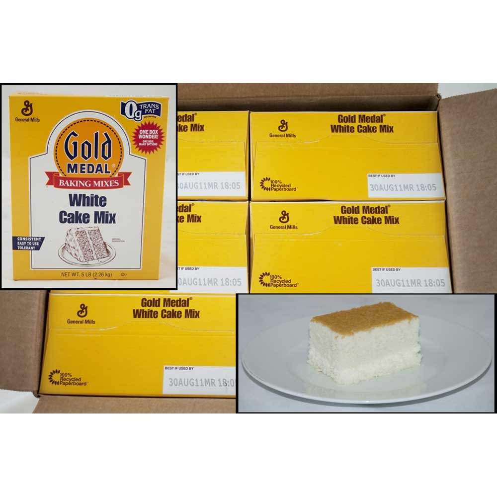 Gold Medal White Cake Mixes 6 Case 5 Pound by General Mills – 5 Pound (Pack of 6), Pack of 6