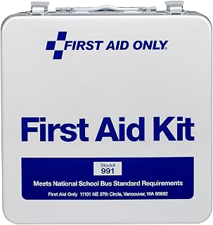 First Aid Only 50 Person Unitized Metal Bus First Aid Kit