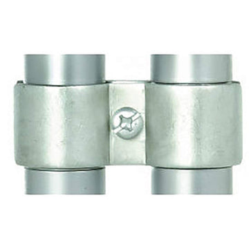 Chrome Post Clamp 7/16"W Space by Global Industrial – Silver