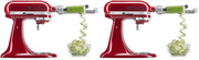 KitchenAid 1" (Pack of 2) / Spiralizer - 7 Blades / Polished Aluminum Mixer Parts & Accessories