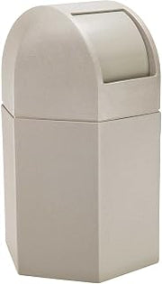 Commercial Zone PRODUCTS 73790299 Drive-Thru Waste Container 45 gal. Beige
