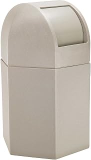 Commercial Zone PRODUCTS 73790299 Drive-Thru Waste Container 45 gal. Beige