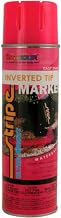 Seymour Stripe Waterbase Street & Utility Marking Paint 17 Oz Pink Fluorescent 12PK