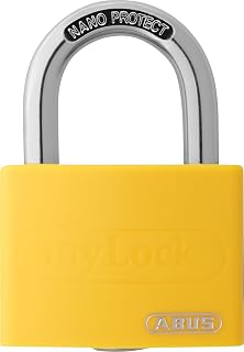 ABUS Candado Aluminium MyLock 40 mm Amarillo