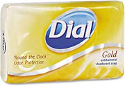 Dial Professional 2401 Individually Wrapped Antibacterial Soap, Pleasant, Gold, 4oz Bar, 72/Carton