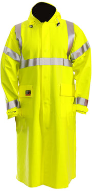 Eclipse Coat by TINGLEY – Size 4X, PVC on Nomex™, Safety Green, Model C44122