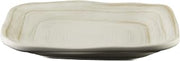 Elite Global Solutions D5PLST-OWD Irregular Square Plate, 5" sq. x 3/4" h., Melamine, Off White Design (Pack of 6)