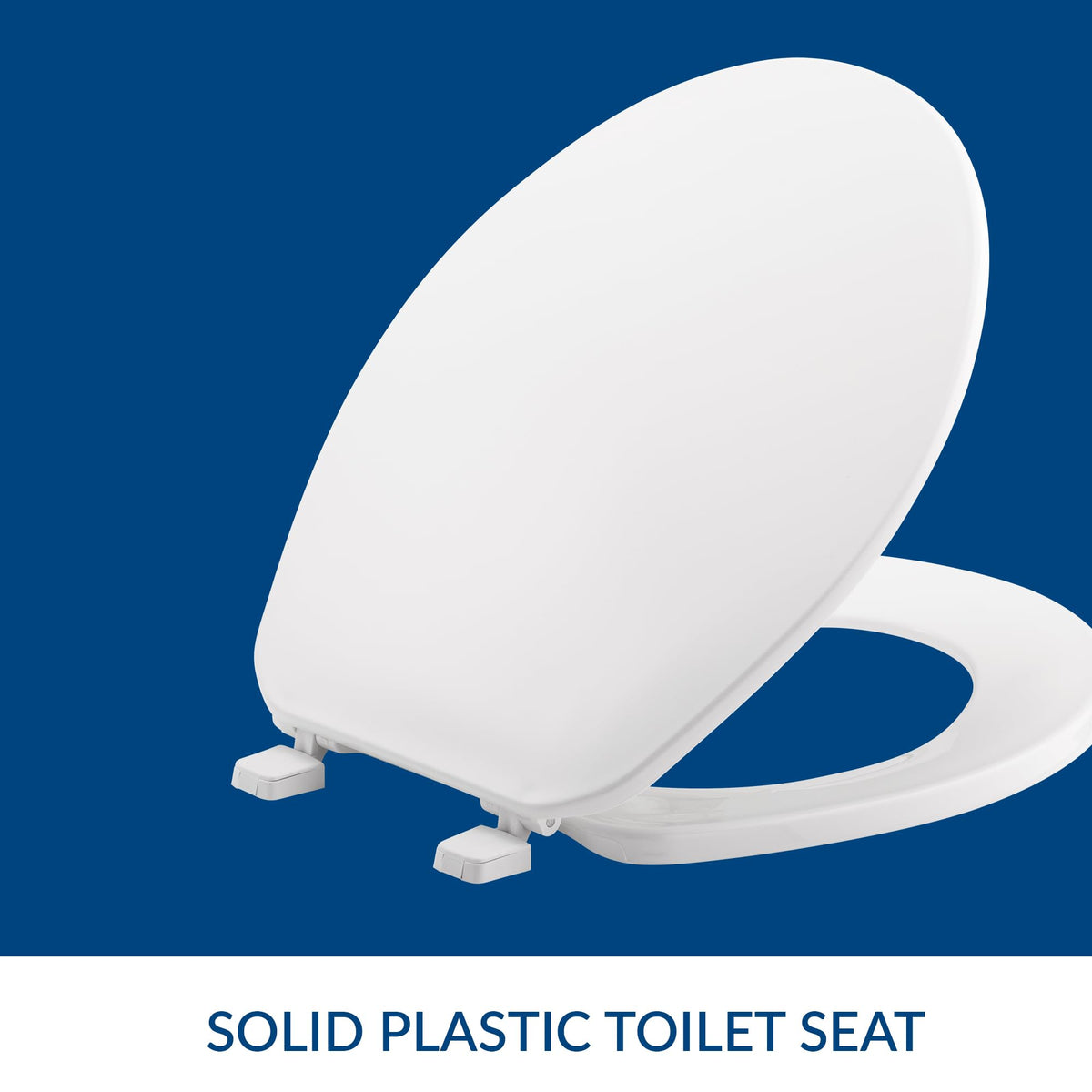 Bemis Round (Pack of 2) / American / White Toilet Seats