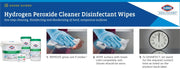 Healthcare Hydrogen Peroxide Cleaner Disinfectant Wipes by Clorox – 95 Count (Pack of 1), Bamboo, White, Model 30824