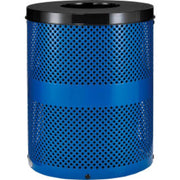 Global Industrial Blue / Industrial / 36.0 gallons Outdoor Trash Cans