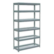 Extra Heavy Duty Shelving 48" W x 18" D x 60" H with 6 Shelves by Global Industrial – Alloy Steel, Grey, Model 717190
