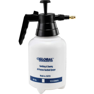 1.5 Liter Capacity Sanitizing & Cleaning All Purpose Handheld Sprayer by Global Industrial – 1.5 Liter Capacity, Plastic, Translucent White, Model SX-5073-3A