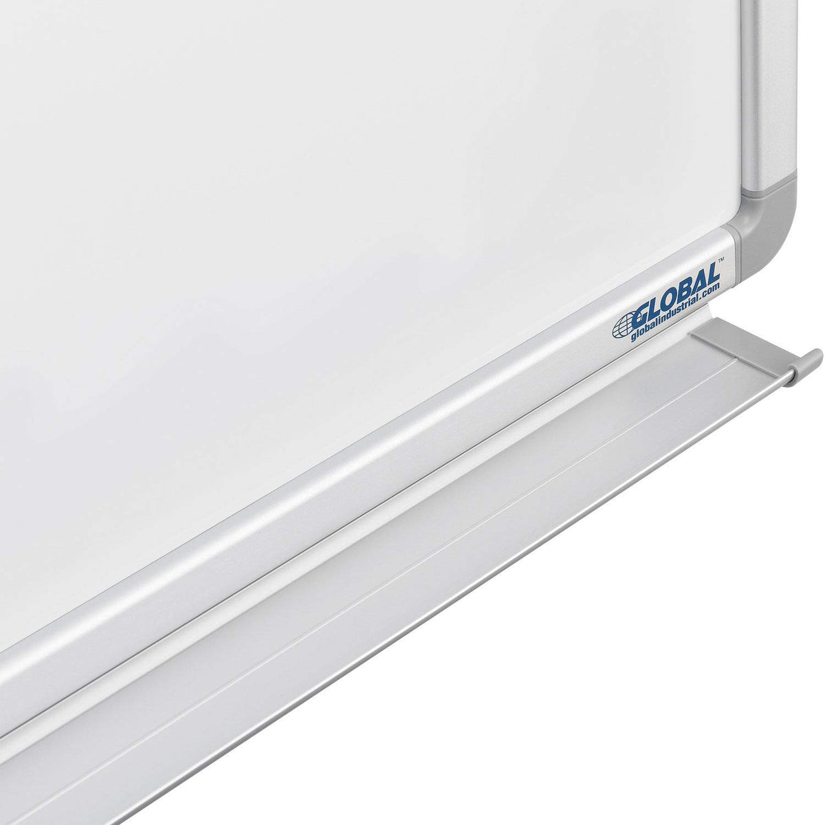 48" W x 48" H Magnetic Whiteboard by Global Industrial – 48"W x 48"H, Aluminum, White, Model 695756