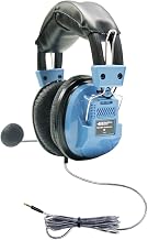 Hamiltonbuhl - Deluxe Headset with Gooseneck Microphone and TRRS Plug (SCG-AMV), Blue 3x8x6.5