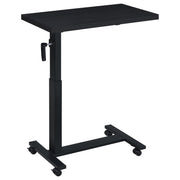 Coaster Home Furnishings Westpark Height Adjustable Mobile Bedroom C-Table Black by Coaster Fine Furniture – 28"W x 15.5"D x 27.75 - 40.25"H, Model 315856