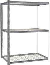 Global Industrial High Cap. Add-On Rack 60Wx36Dx60H 3 Levels Wire Deck 1300 Lb. Per Level Gry
