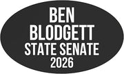 Ben Blodgett Car Magnet Bumper 2026 for State Senate Nebraska Vote