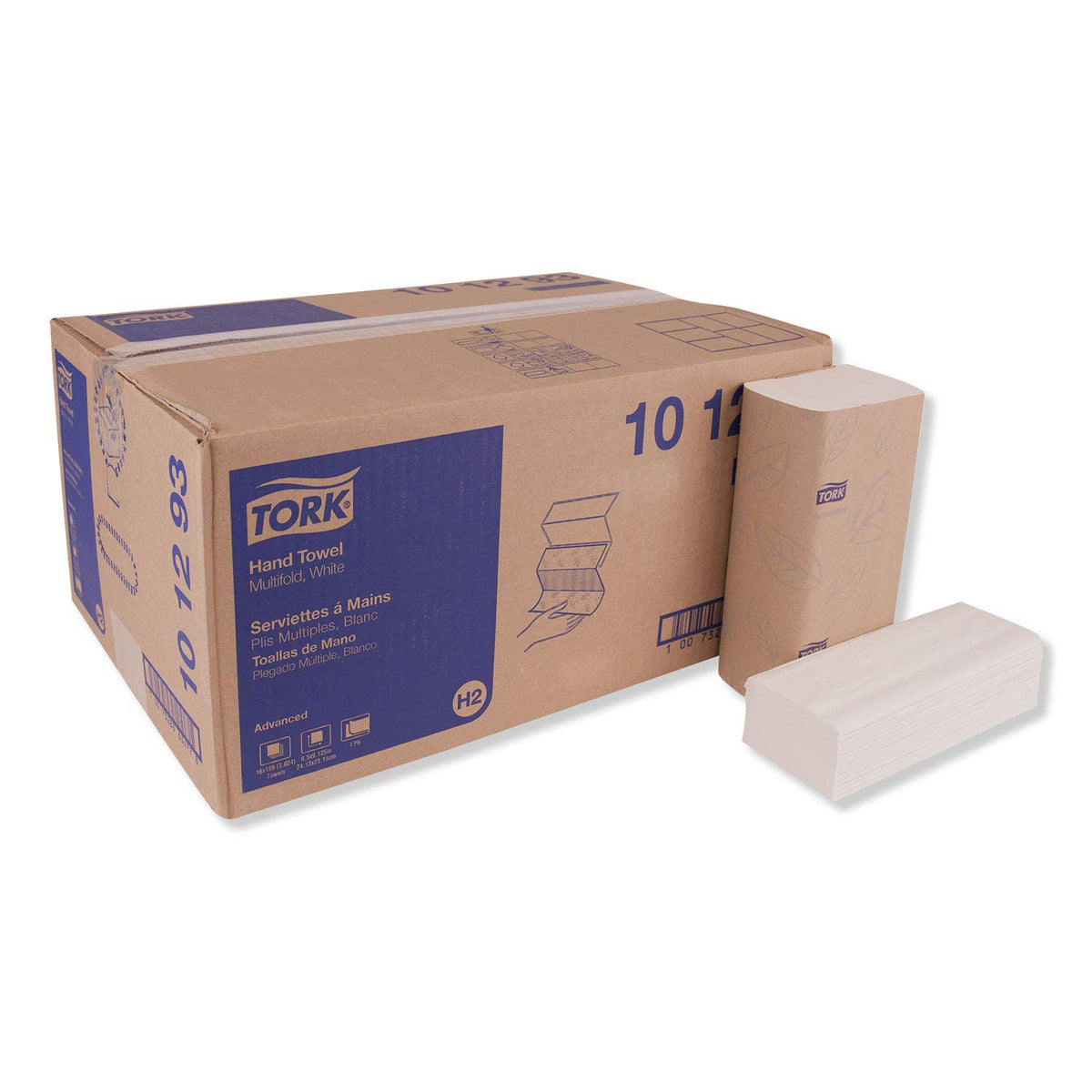 ® 2-Ply Multi-Fold Paper Towels by Tork – 1 Roll (3024 Sheets each), Paper, Pack of 3024, Model TRK101293