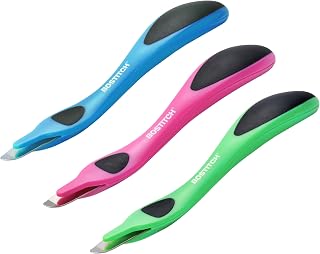 Bostitch Professional Magnetic Easy Staple Remover, Vibrant Colors, 3 Pack | Staple Remover Tool for Home & School