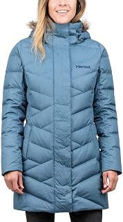 MARMOT Ladies Long Down Jacket (Storm Cloud, Small)