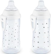 NUK Active Sippy Cup, 10 oz, 2 Pack, 12+ Months, Timeless Collection, Amazon Exclusive