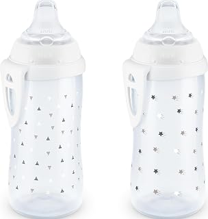 NUK Active Sippy Cup, 10 oz, 2 Pack, 12+ Months, Timeless Collection, Amazon Exclusive