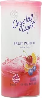 Crystal Light Fruit Punch Drink Mix (24 Pitcher Packets, 4 Canisters of 6)