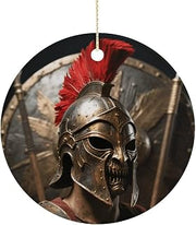 Spartan Helmet Crest Home Ornament Hanging Decoration