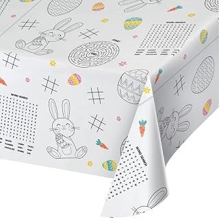 Creative Converting Easter Kids Activity Paper Tablecloth