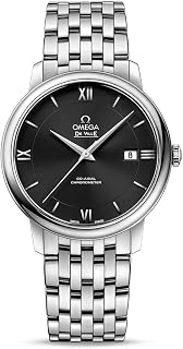 Omega De Ville Prestige Automatic Chronometer Black Dial Men's Watch 424.10.40.20.01.001