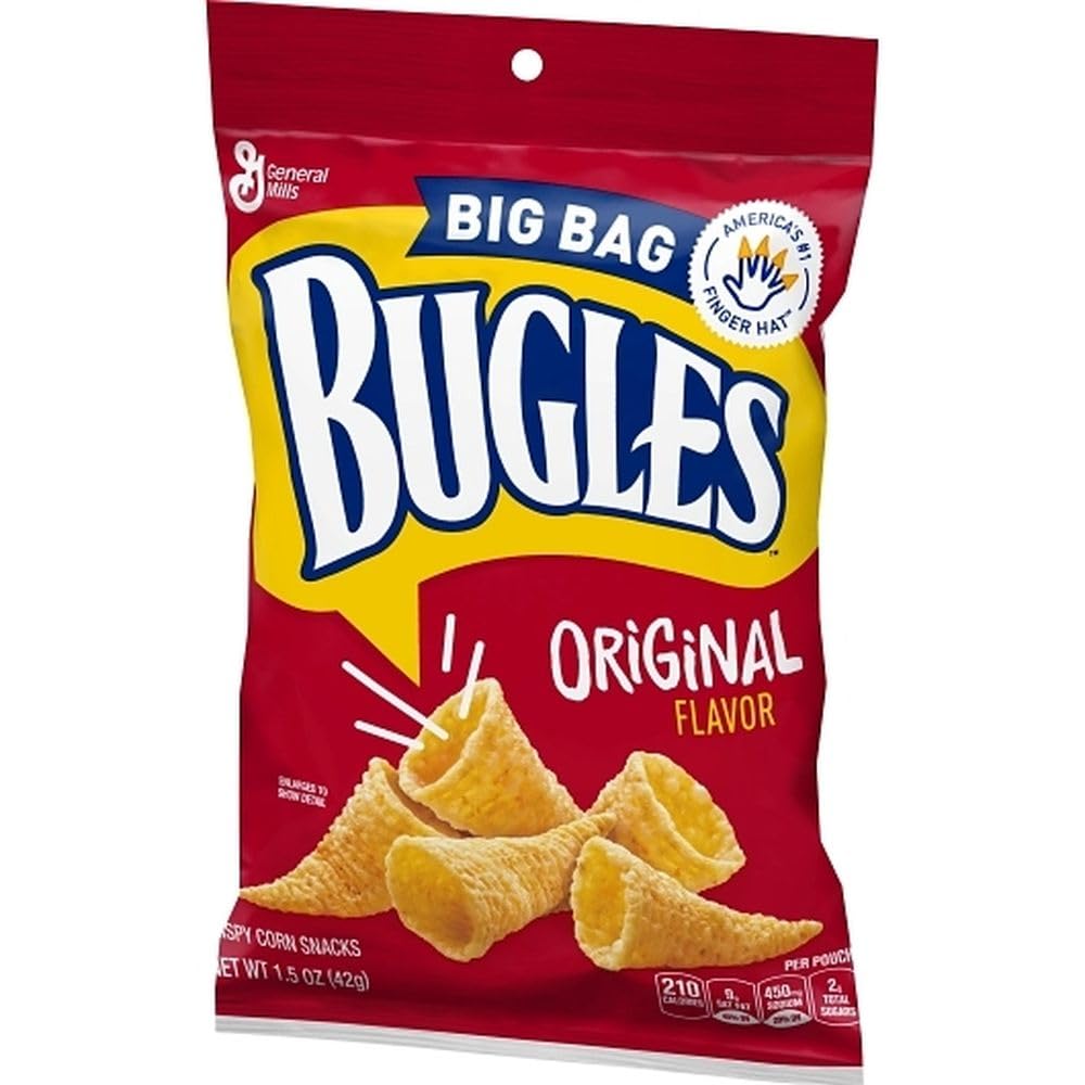Bugles Original Chips by General Mills – 1.5 Ounce (Pack of 36), Pack of 36
