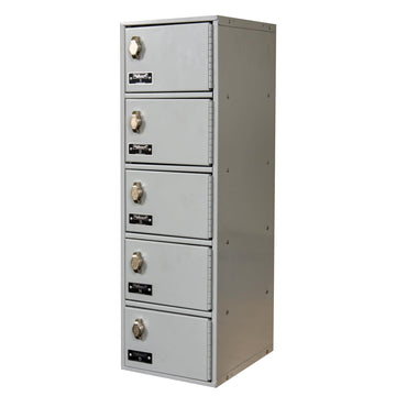 Cell Phone/Tablet Locker, Height 30.5 in, Width 9 in, Color Gray, Model# UCTL192(30)-5A-PL by Hallowell – Small, Alloy Steel, Light Gray, Model 4402808