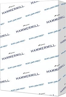 Hammermill A4 Paper, 20 lb Copy Paper (210mm x 297mm) - 1 Ream (500 Sheets) - 92 Bright, Made in the USA