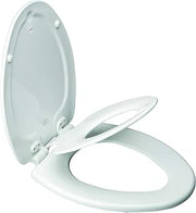 Bemis 183SLOW White Elongated Wood Toilet Seat