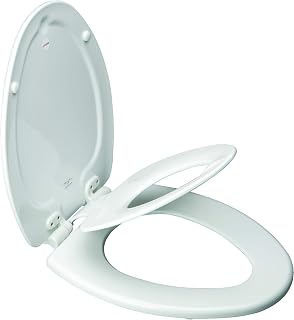 Bemis 183SLOW White Elongated Wood Toilet Seat