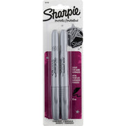 Sharpie 1 Count (Pack of 12) / Fine,Permanent / Silver Permanent Markers