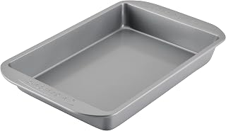 Farberware Nonstick Bakeware Baking Pan/Nonstick Cake Pan,Rectangle - 9 Inch x 13 Inch,Gray,(Pack of 6)