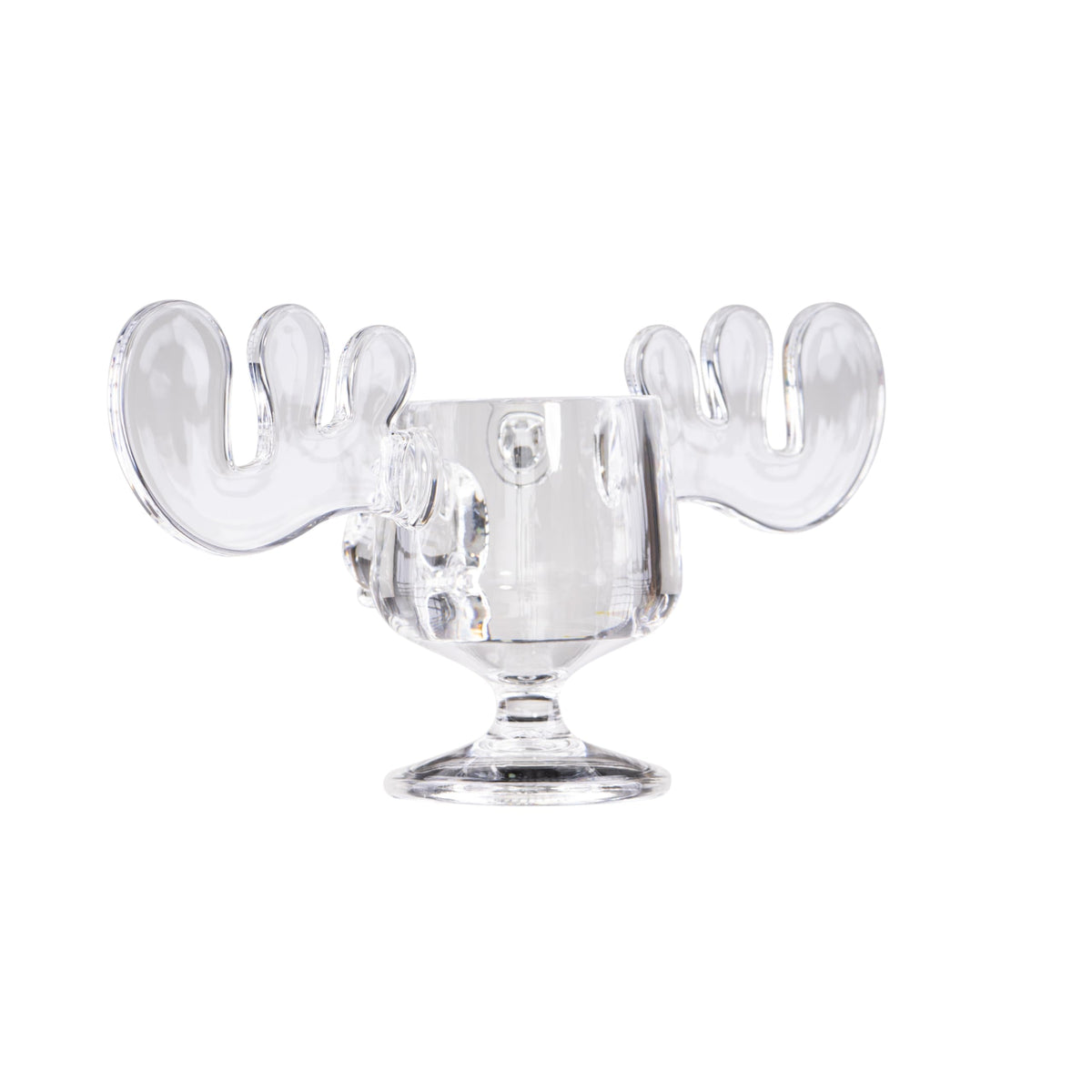 Costume Agent Acrylic Moose Mug, 4 Ounce Clear, 1 Pack
