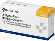 First Aid Only 2-006-001: 2" Hema-Flex Bandage Compress, 4