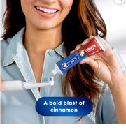 Plus Complete + Whitening Cinnamon Rush Expressions 5.4 oz 2 Boxes by Crest – 5.4 Ounce (Pack of 2), Pack of 2, Model 80343374