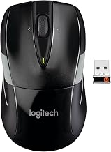 Logitech M525 Wireless Mouse, Black/Gray