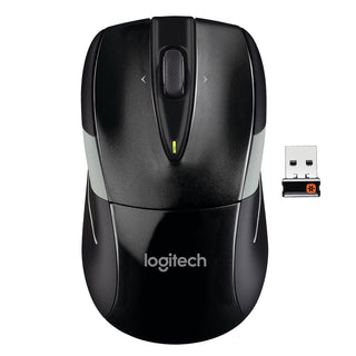 M525 Wireless Mouse by Logitech – 2.3" x 7.1&Quot; x 8.3", Rubber, Black/Gray, Model 910-002696