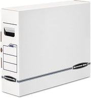 Bankers Box 12-Pack X-Ray File Storage Boxes, Secure Tab-Lock Closure | Protect sensitive x-ray film jackets with purpose-built boxes, tab-lock closure, reinforced handles, and easy storage.