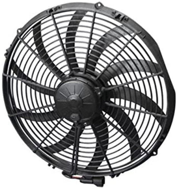Puller Fan (16In High Performance Race ; Curved Blade; For Use W/ 40Amp Fuse at 13V) by Spal – No Size, Plastic, No Color, Model 30102113