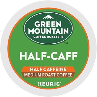 Green Mountain Coffee Roasters Green Mountain Coffee Half-Caff 48 K-Cups for Keurig Brewers (Packaging May Vary)