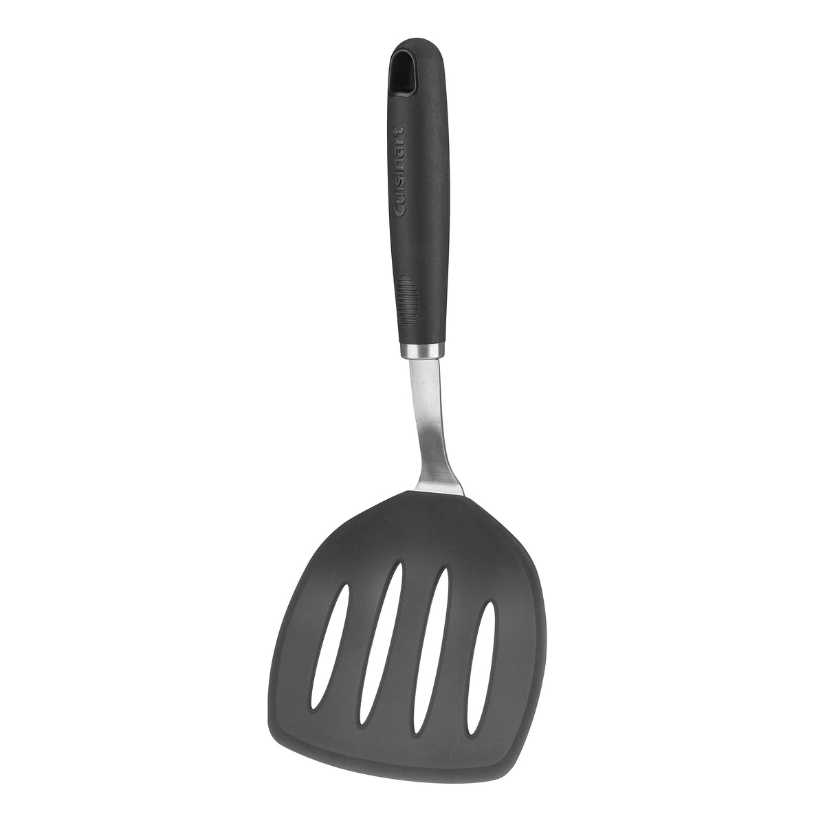 Wide Flexible Turner by Cuisinart – One Size, Silicone, Black, Model CTG-19-FTW